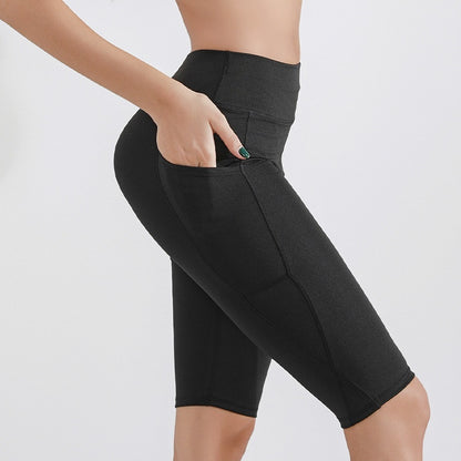 Yoga Pants Women's Sports Fitness Five-point Shark Pants